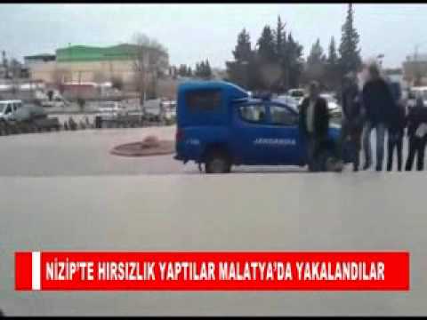 Nizip’te hirsizlik yaptilar malatya’da yakalandilar