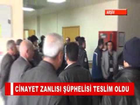 Cinayet zanlisi şüphelisi teslim oldu