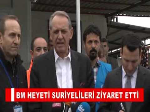 Bm heyeti suriyelileri ziyaret etti