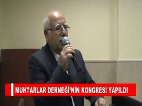 Muhtarlar derneği’nin kongresi yapildi