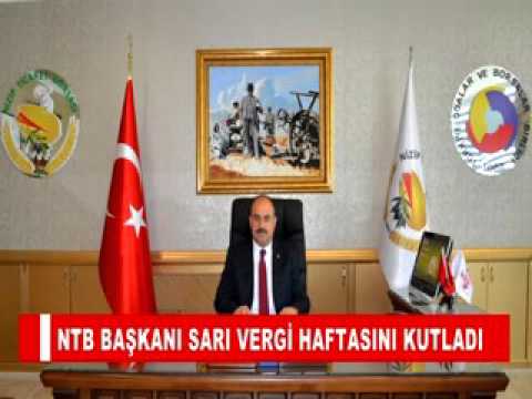 Ntb başkani sari vergi haftasini kutladi