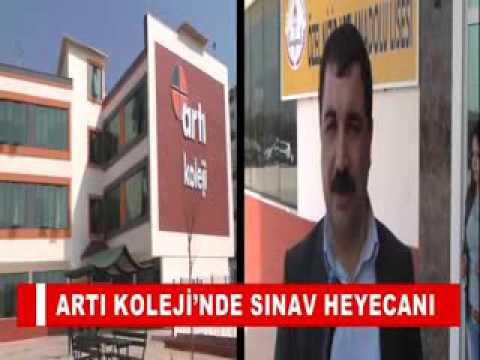 Arti koleji’nde sinav heyecani