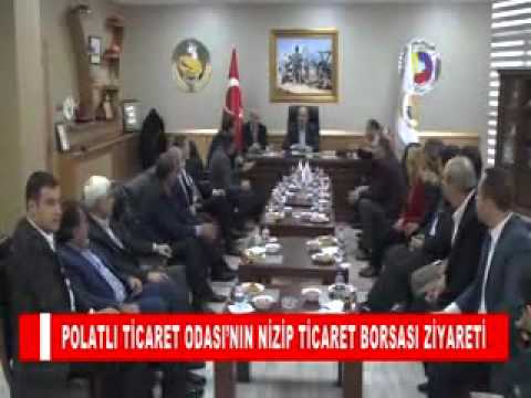 Polatli ticaret odasi’nin nizip ticaret borsasi ziyareti