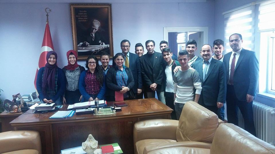 Başkan kocaaslan fidan dikti