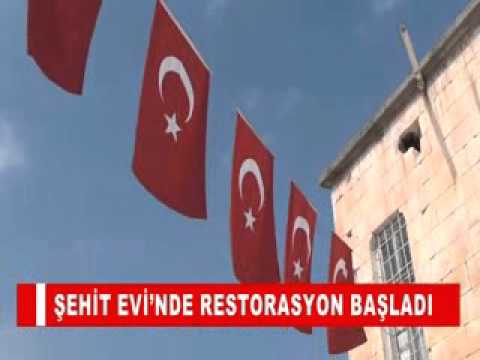 şehit evi’nde restorasyon başladi
