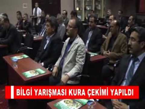 Bilgi yarişmasi kura çekimi yapildi
