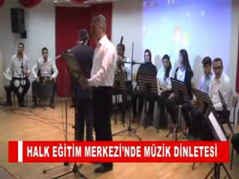 Halk eğitim merkezi’nde müzik dinletesi