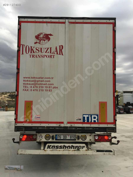 Kiliçlar tir pazarindan 2011 tirsan tenteneli dorse