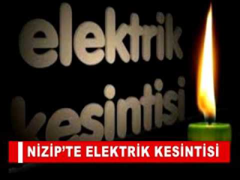 Nizip’te elektrik kesintisi
