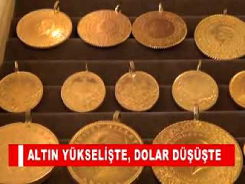 Altin yükselişte, dolar düşüşte
