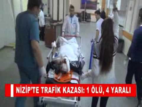 Nizip’te trafik kazasi1 ölü, 4 yarali