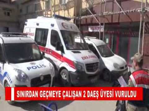 Sinirdan geçmeye çalişan 2 daeş üyesi vuruldu