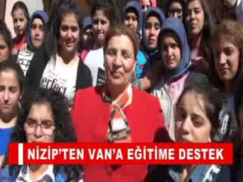 Nizip’ten van’a eğitime destek