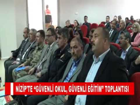 Nizip’te “güvenli okul, güvenli eğitim” toplantisi