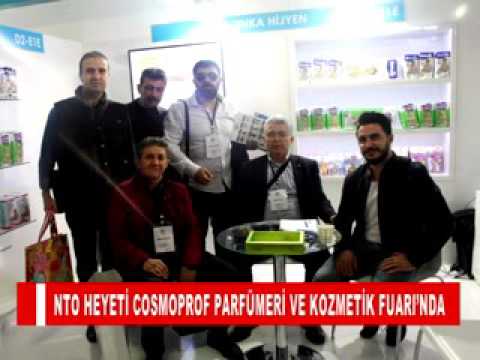 Nto heyeti cosmoprof parfümeri ve kozmetik fuari’nda