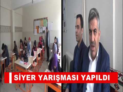 Siyer yarişmasi yapildi