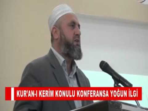 Kur’an i kerim konulu konferansa yoğun ilgi