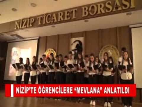 Nizip’te öğrencilere “mevlana” anlatildi