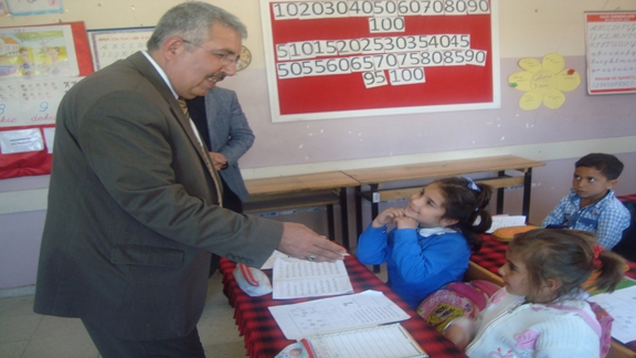 İlçe Milli Eğitim Müdürümüz Cengiz GÜNDEŞ Aşağıçardak İlkokulunu Ziyaret Etti.