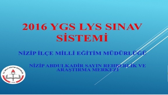 Ygs-lys sinav bilgilendirme sunusu
