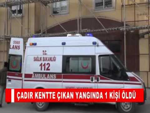 çadir kentte çikan yanginda 1 kişi öldü