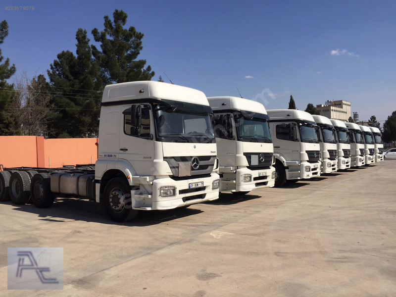 Atay oto galeriden 7 adet 2012 model mercedes axor 3229- tanker