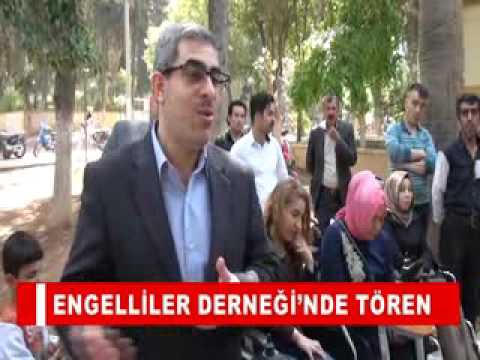 Engelliler derneği’nde tören