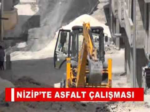 Nizip’te asfalt çalişmasi