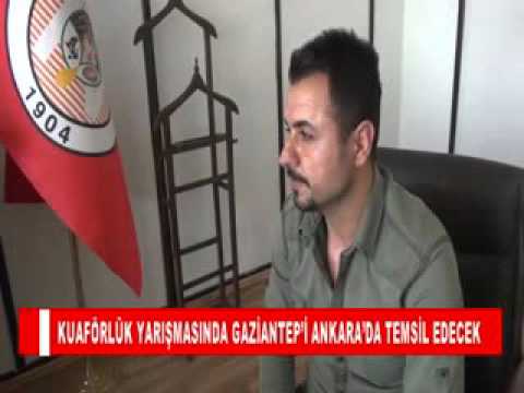 Kuaförlük yarişmasinda gaziantep’i ankara’da temsil edecek