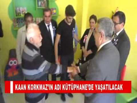 Kaan korkmaz’in adi kütüphane’de yaşatilacak