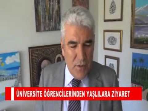 üniversite öğrencilerinden yaşlilara ziyaret