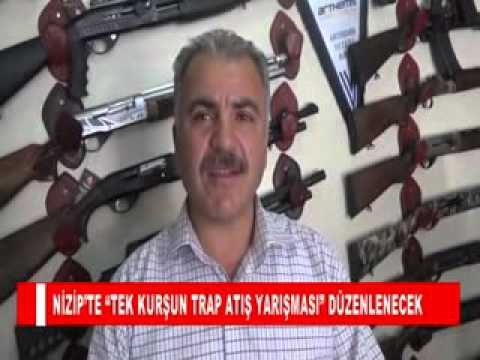 Nizip’te “tek kurşun trap atiş yarişmasi” düzenlenecek