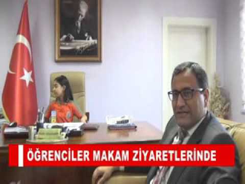 öğrenciler makam ziyaretlerinde