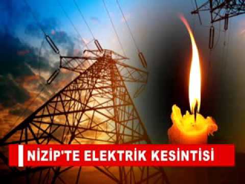 Nizipte elektrik kesintisi