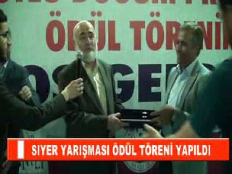 Siyer yarişmasi ödül töreni yapildi