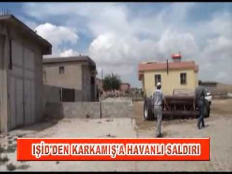 Işid'den karkamiş'a havanli saldiri
