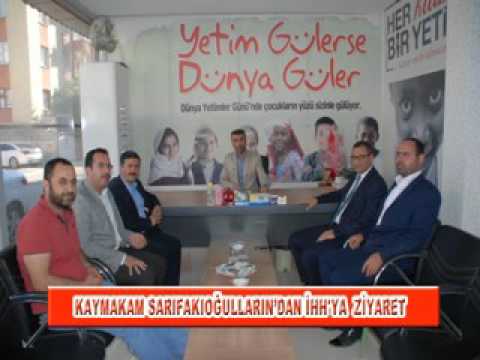 Kaymakam sarifakioğullarin’dan ihh'ya  ziyaret