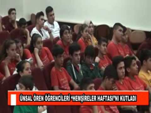 ünsal ören öğrencileri “hemşireler haftasi”ni kutladi