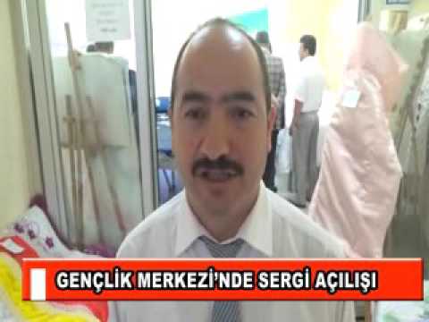 Gençlik merkezi’nde sergi açilişi