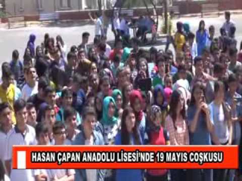Hasan çapan anadolu lisesi’nde 19 mayis coşkusu