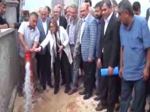 Nizip’te yeni su şebesinin bir kismi devreye girdi