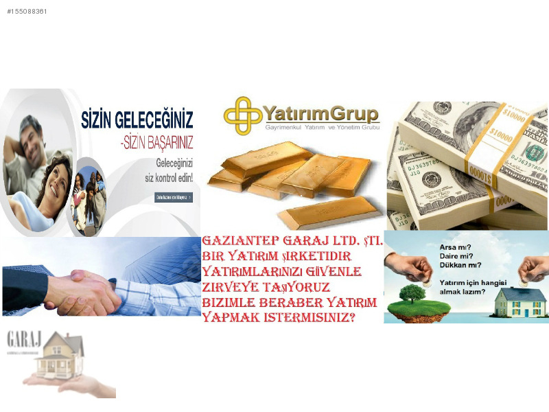 Garaj gayrimenkuldan nizip  yeniyazida satlik arazi