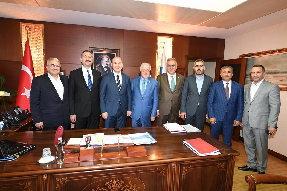 Bakan soylu ya hayirli olsun ziyareti
