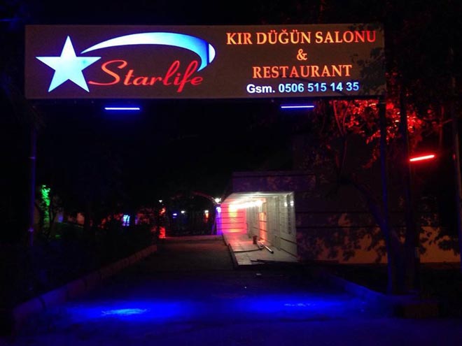 Starlife kir düğün salonu hizmete girdi