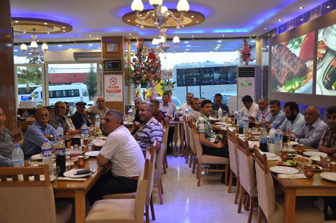 Ziraat odasi ndan üyelerine iftar yemeği