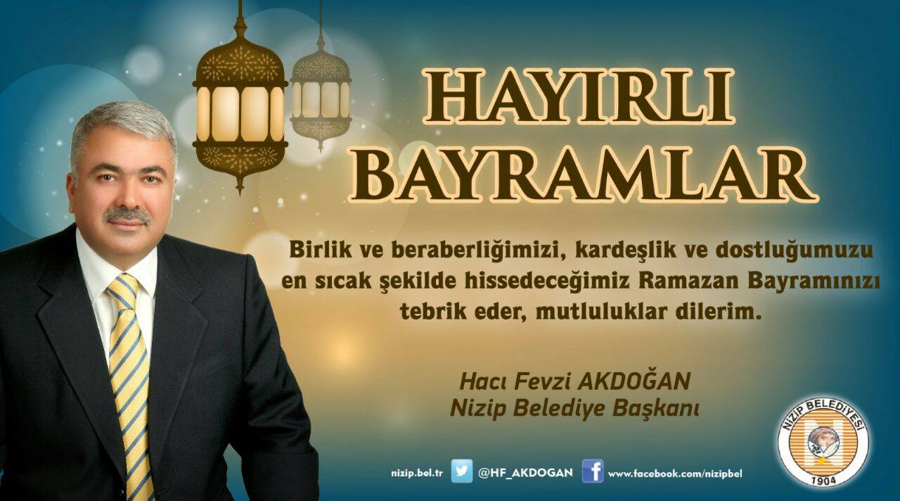 Başkan Akdoğan dan Ramazan Bayramı Mesajı