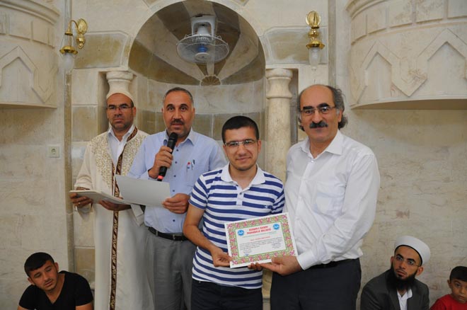 Selimiye İmam Hatip Cami de Belge Töreni