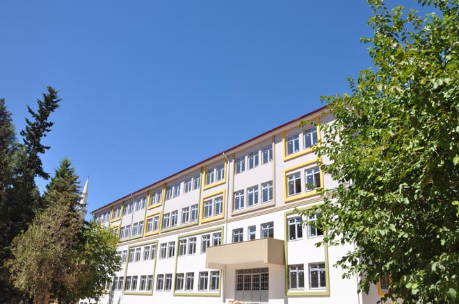 Okul inşaatlari bitme aşamasinda