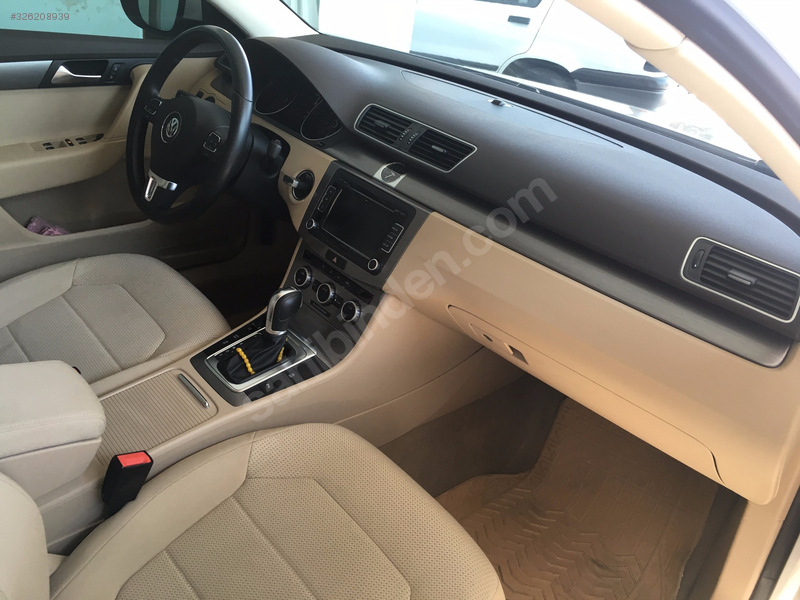 2013 passat 1.6 tdi f1 comfortline dsg içi bej sunroof'lu full