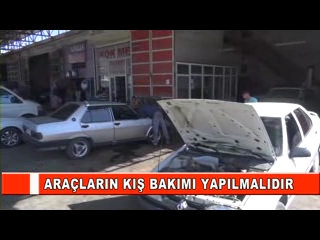 Araçlarin kiş bakimi yapilmalidir